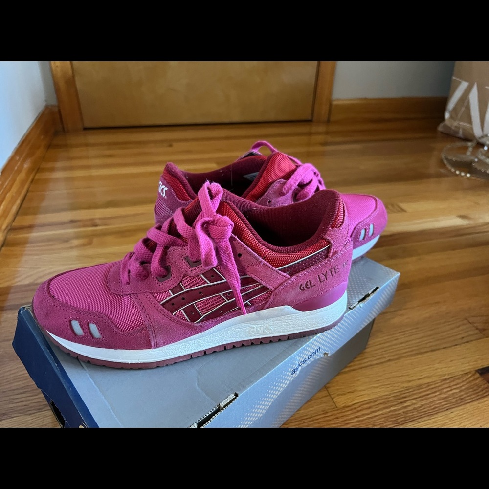 ASIC pink sneakers